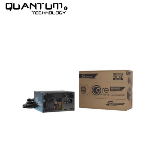 PSU Seasonic Core BC-850 ATX3 850W Atx 3.1 80 Plus Bronze braided cables Hydro Dynamic