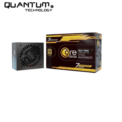 PSU Seasonic Core GX-750 ATX3 750W Atx 3.1 80 Plus Gold Cybenetics Platinum Fully Modular