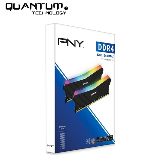 PNY RGB 32GB (2 x 16GB) DDR4 3600 CL 18