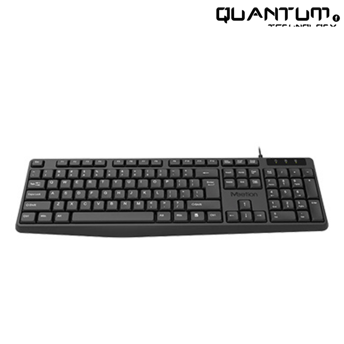 Meetion K200 USB Keyboard – Full-Size, Quiet Typing, Durable Design