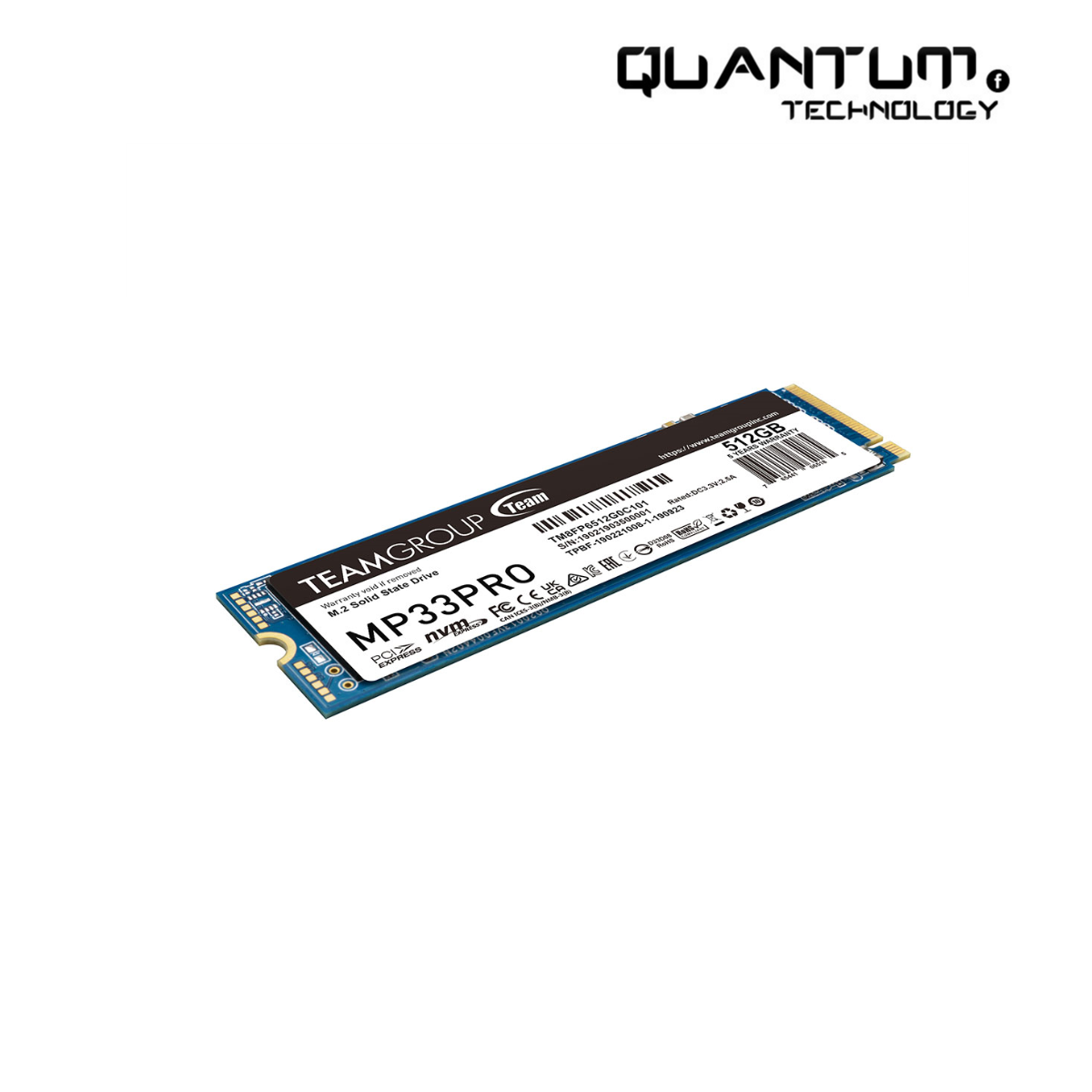 TEAMGROUP MP33 PRO 512GB NVMe SSD