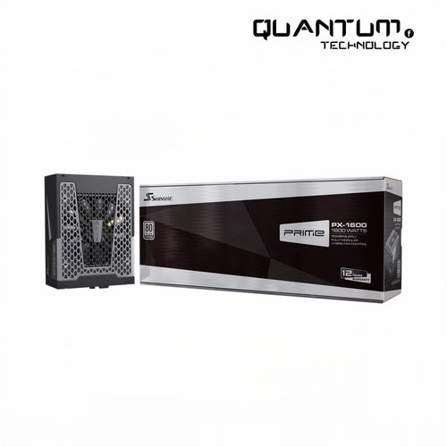 Seasonic Prime PX-1600 1600W Atx 3.1 80 Plus Platinum Fully Modular Hybrid Fan