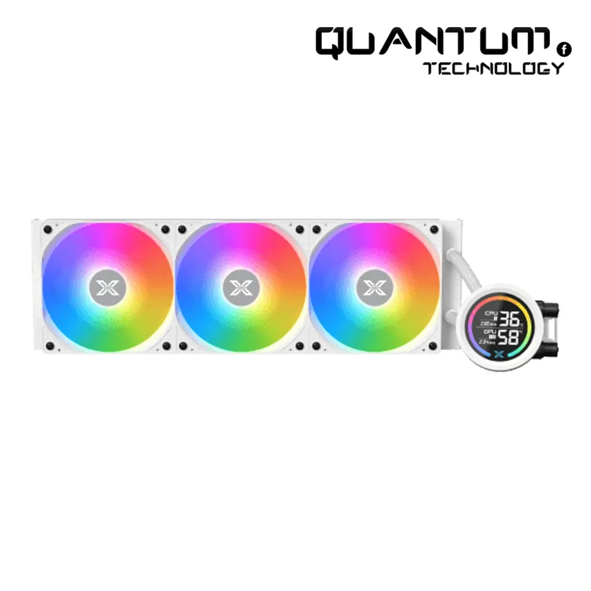 Xigmatek Liquid Killer X Arctic 360 – 360mm White ARGB Liquid CPU Cooler