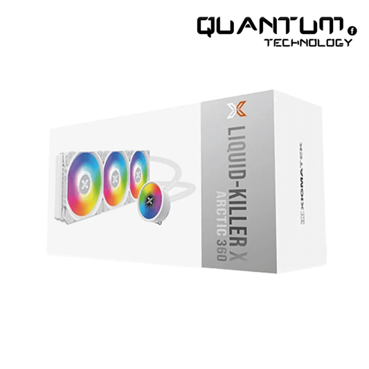 Xigmatek Liquid Killer X Arctic 360 – 360mm White ARGB Liquid CPU Cooler