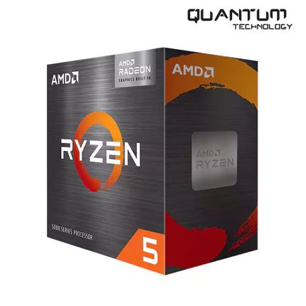 AMD Ryzen 5 5600G Processor with 6 cores, 3.9 GHz speed, and integrated Radeon graphics