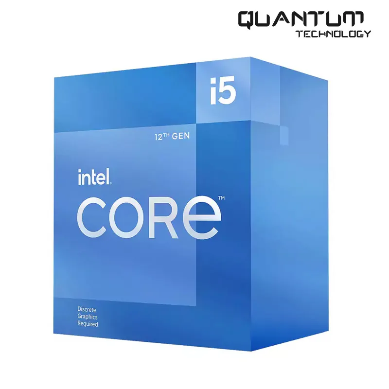 Intel Core i5-12400F 6-Core 2.5GHz LGA1700 65W Desktop Processor, designed for efficient multitasking and high-performance computing.