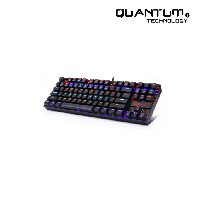 Redragon K552 Kumara Mechanical Keyboard with Red Switches and Rainbow LED Lighting