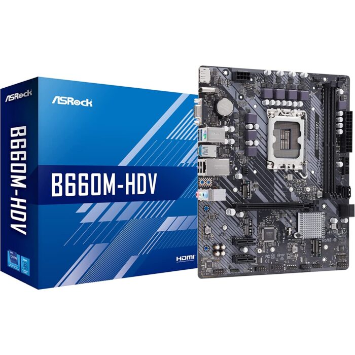 ASRock B660M MicroATX Motherboard B660M-HDV Intel (LGA1700)