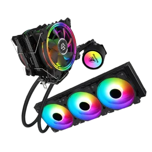 CPU coolers including air coolers and liquid cooling solutions.