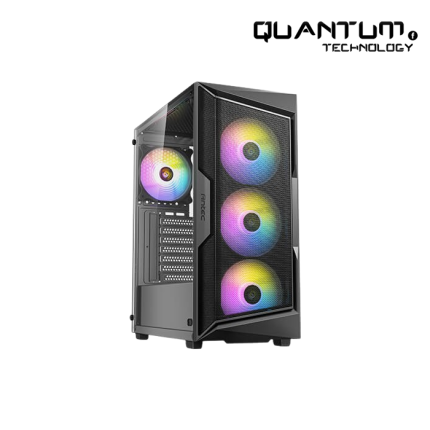 Antec AX61 Elite ARGB Mid Tower Case with four ARGB fans and modern design