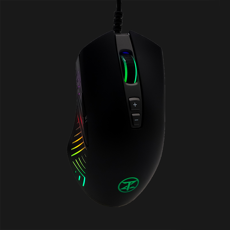 TechnoZone V 70 FPS Gaming Mouse with precision tracking and customizable features.