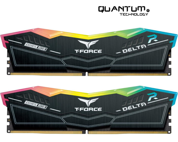 T-Force Delta 2x32GB DDR5 6000MHz CL38 RGB – High-Speed Memory Modules with Customizable RGB Lighting