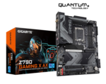 GIGABYTE Z790 Gaming X AX Motherboard with LGA 1700 socket, DDR5 support, and PCIe 5.0.