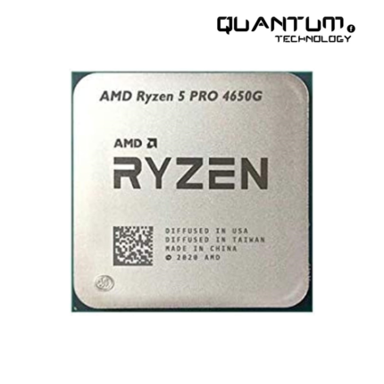 AMD Ryzen 5 PRO 4650G processor, featuring 6 cores, 12 threads, and integrated graphics for enhanced multitasking performance.