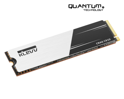 KLEVV CRAS C910 1TB M.2 NVMe SSD with heatsink