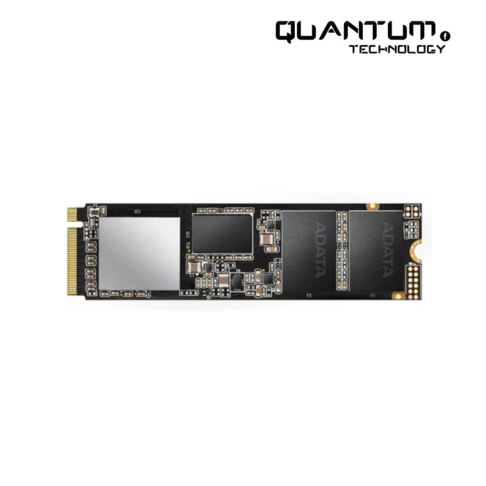 "XPG SX8200 PRO 1TB M.2 NVMe SSD with sleek black heatsink and branding, designed for high-speed data transfer and enhanced system performance.