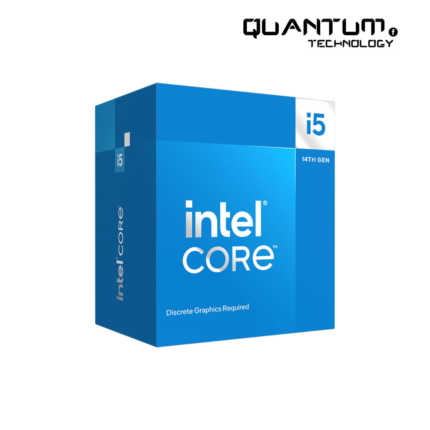 Intel Core i5 14400F processor with 10 cores, 16 threads, and turbo speeds up to 4.5 GHz