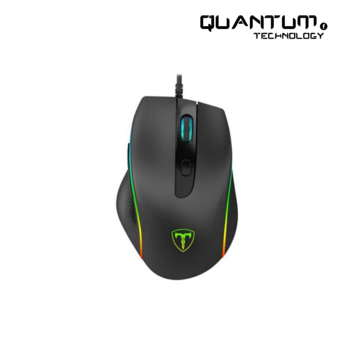 T-DAGGER T-TGM108 Gaming Mouse with RGB Lighting, 3200 DPI, and Programmable Buttons