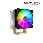 CR-1400 ARGB Black CPU Cooler with customizable RGB lighting and sleek black design.