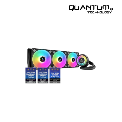 ARCTIC Liquid Freezer III 420 A-RGB 420mm Liquid Cooler in Black for efficient CPU cooling