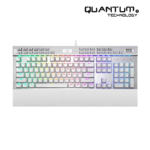 Redragon K550 RGB Yama Gaming Mechanical Keyboard with Purple Switches, Macro Keys, Wrist Rest & RGB Lighting.