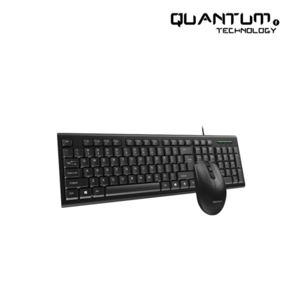 Meetion C100 Wired USB Combo featuring a full-size black keyboard and optical mouse for reliable desktop use.