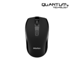 MEETION R560 Wireless Black Mouse with 2.4GHz USB Nano Receiver and 1600 DPI optical sensor.