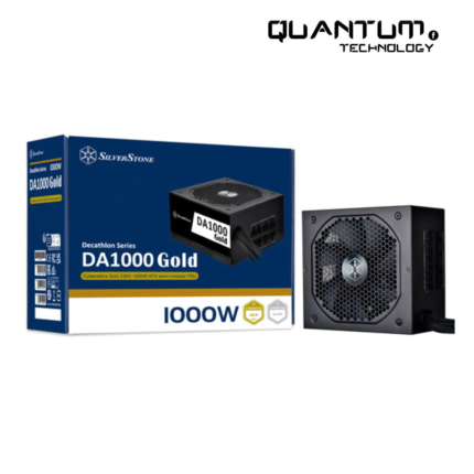 DA1000 Gold Cybenetics 1000W Semi-Modular ATX PSU with high efficiency, Japanese capacitors, and a silent 140mm fan.