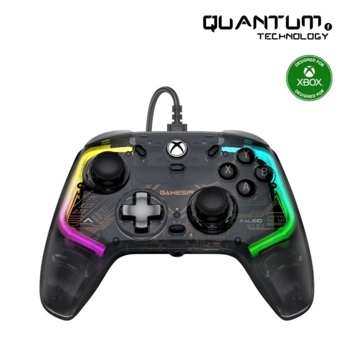 GameSir K1 Game Controller with high-sensitivity joysticks, adaptive triggers, vibration feedback, and ergonomic grip for PC, Android, iOS, and consoles.